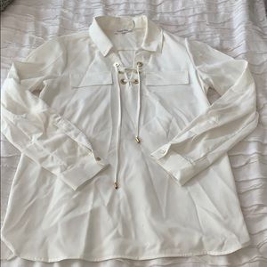 White Calvin Klein Blouse